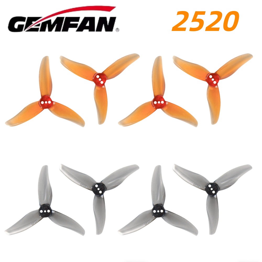 Fpv Drone Propeller - 4 çift Gemfan Hurricane 2520 2.5X2X3