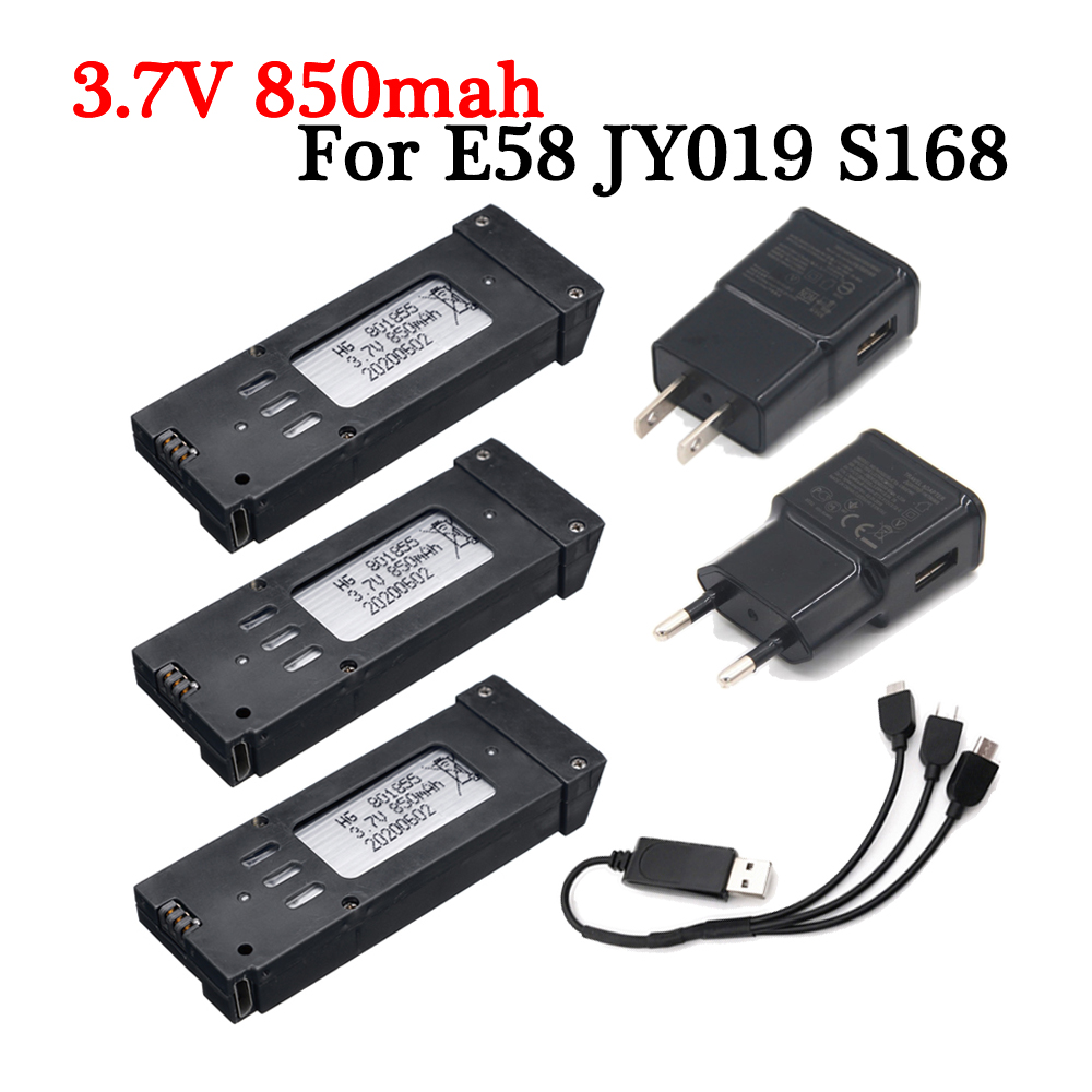 Eachine Drone E58 - Yükseltme Sürümü 3.7 V 850 mah