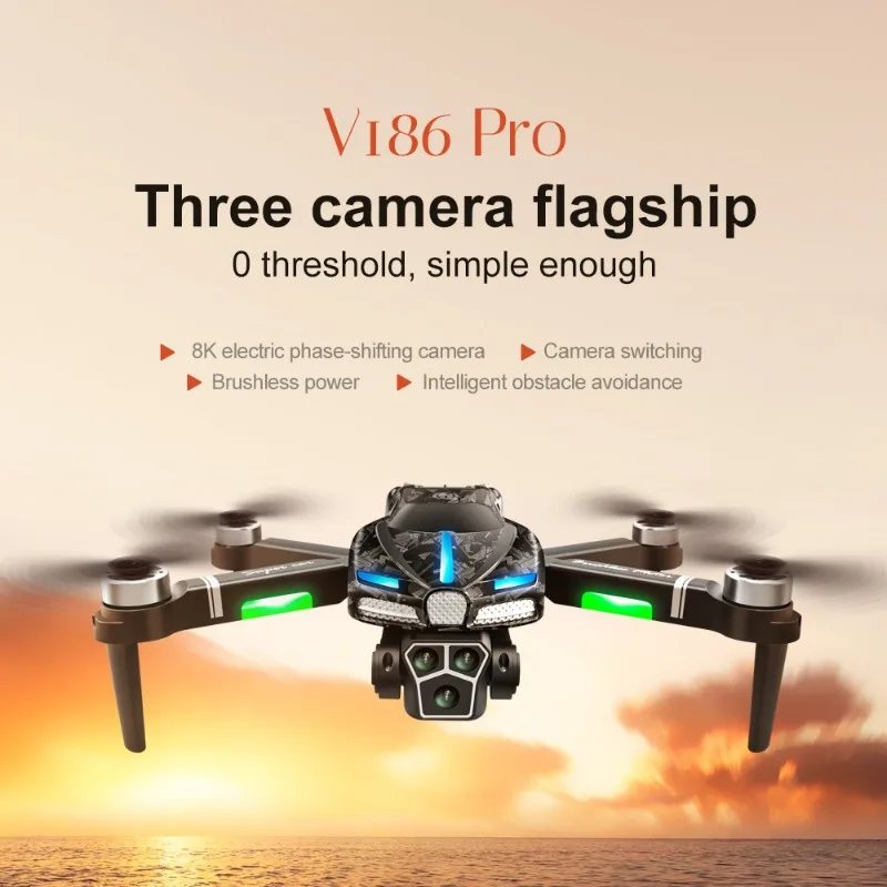 Yeni V186 Pro Drone Profesyone - Fpv Drone Charger incelemesi ve fiyatı