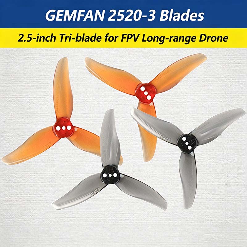 Gemfan Hurricane 2520-3 2.5 in - Fpv Drone Propeller incelemesi ve fiyatı