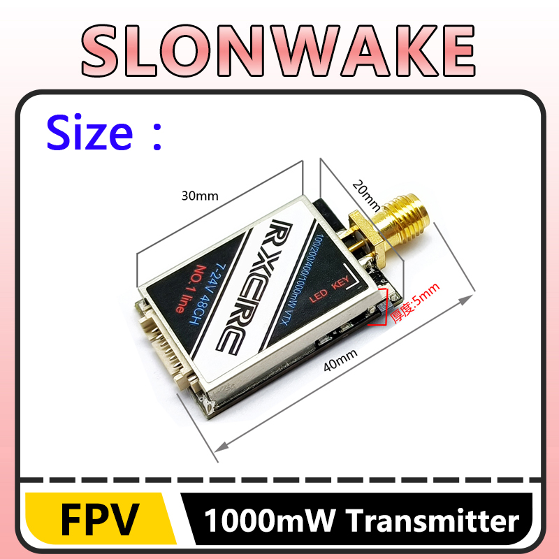 SLONWAKE 5.8G 48CH 1W VTX 100/ - Fpv Drone Camera incelemesi ve fiyatı