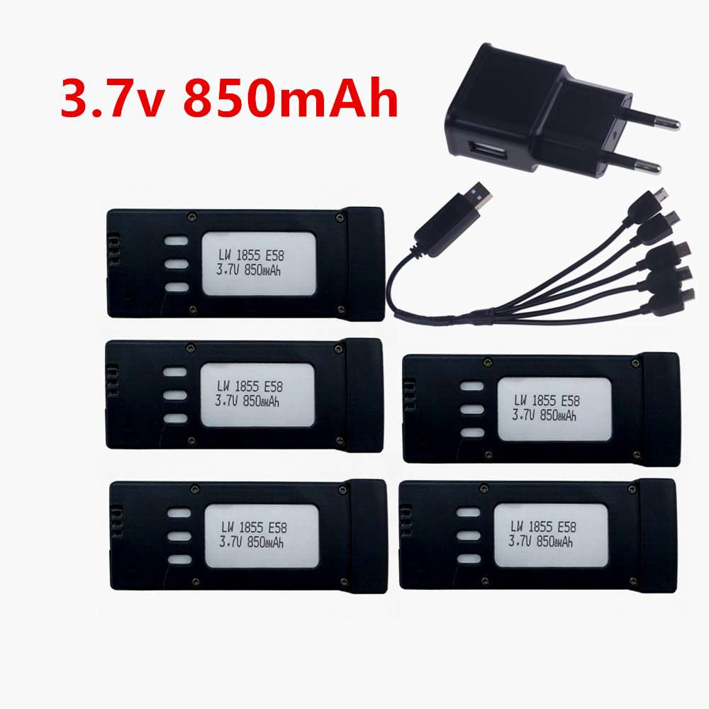 3.7V 850mAh RC Drone Lityum Pi - Eachine Drone E58 incelemesi ve fiyatı