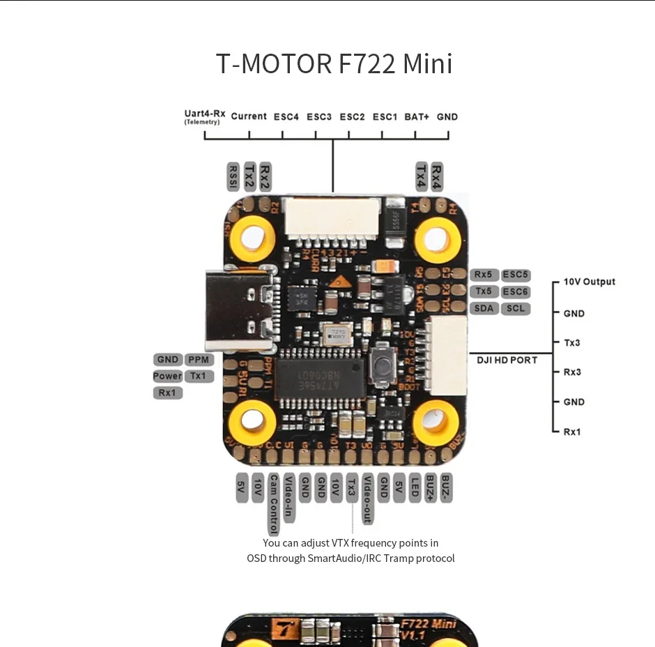 T-Motor MINI F7 FC & F45A 4in1 - Betaflight Fc F7 incelemesi ve fiyatı